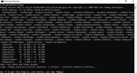Add chapter metadata to audiobook using ffmpeg.